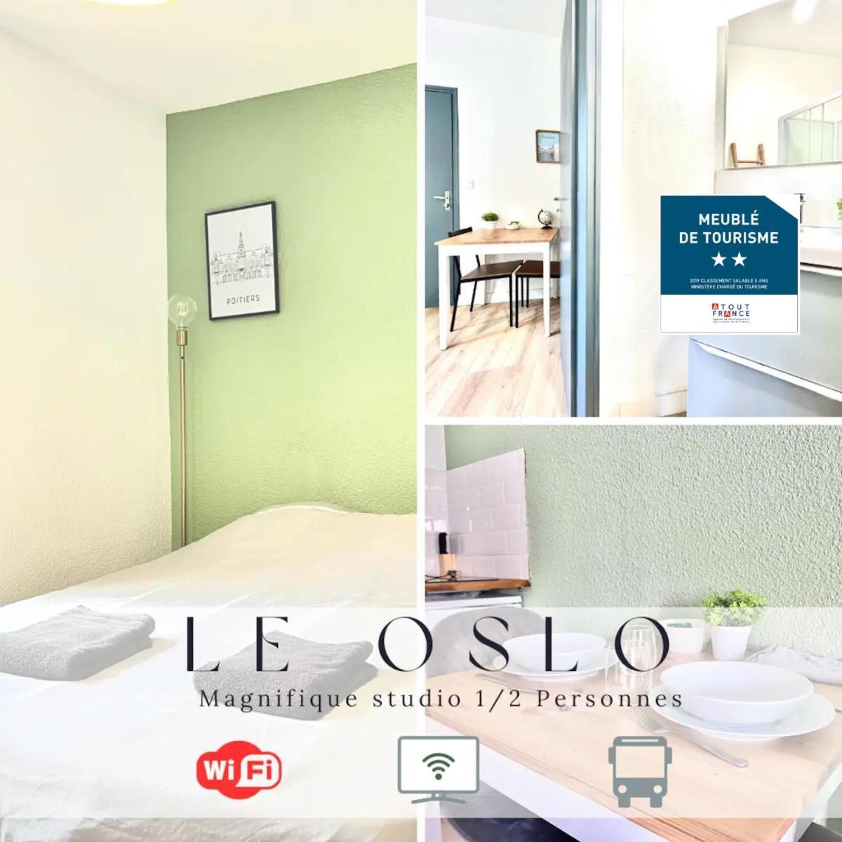 Le Oslo, A 50M De La Gare Tv Connecte+Fibre Apartment Poitiers Exterior foto